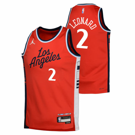 Kawhi Leonard LA Clippers Jordan Brand Youth Swingman Jersey - Statement Edition - Red discount | NBA Jerseys