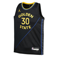 NBA - Stephen Curry Golden State Warriors Jordan Brand Youth Swingman Jersey - Statement Editi- Navy