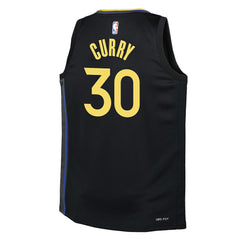 NBA - Stephen Curry Golden State Warriors Jordan Brand Youth Swingman Jersey - Statement Editi- Navy