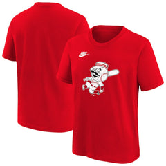 Cincinnati Reds Nike Youth Cooperstown Collection Team Logo T-Shirt Lifestyle