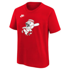 Cincinnati Reds Nike Youth Cooperstown Collection Team Logo T-Shirt Lifestyle