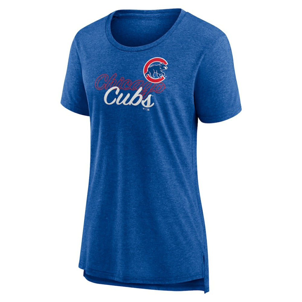 Chicago Cubs Women's Practice Time Tri-Blend T-Shirt Online