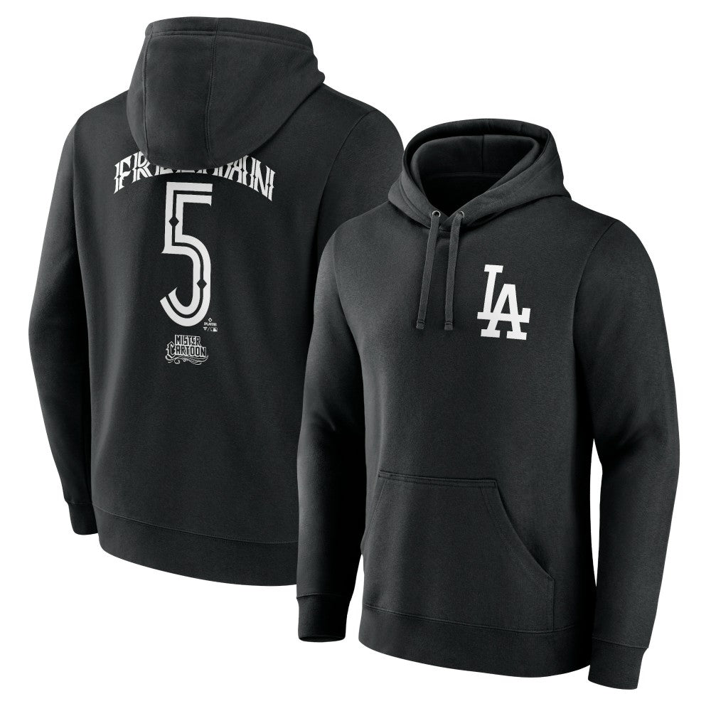 Freddie Freeman Los Angeles Dodgers Mister Cartoon Name & Number Pullover Hoodie Online