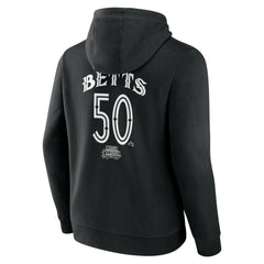 Mookie Betts Los Angeles Dodgers Mister Cartoon Name & Number Pullover Hoodie On Sale