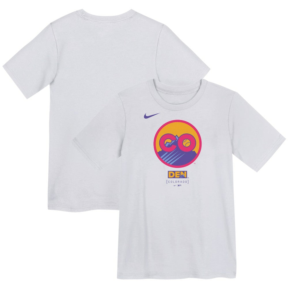 Colorado Rockies Nike Preschool 2025 City Connect Logo T-Shirt Sale