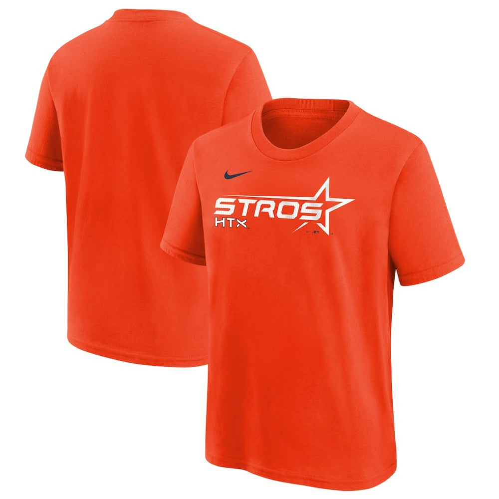 Houston Astros Nike Youth 2025 City Connect Wordmark T-Shirt On Sale