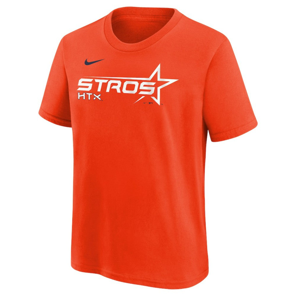 Houston Astros Nike Youth 2025 City Connect Wordmark T-Shirt On Sale