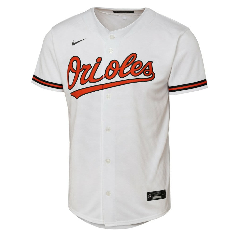 Gunnar Henderson Baltimore Orioles Nike Youth Home Replica Player Jersey - White | MLB Jerseys