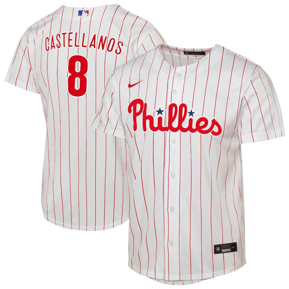 Nick Castellanos Philadelphia Phillies Nike Youth Home Replica Player Jersey Online