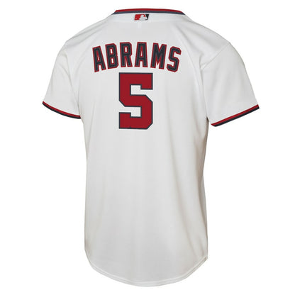 CJ Abrams Washington Nationals Nike Youth Home Replica Player Jersey - White | MLB Jerseys