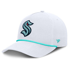 Seattle Kraken Fanatics Rope A-Frame Adjustable Hat White