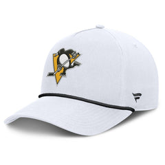 Pittsburgh Penguins Fanatics Rope A-Frame Adjustable Hat White