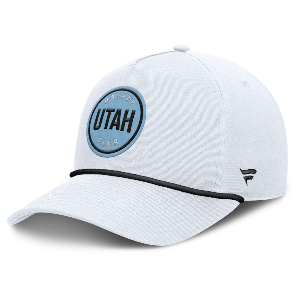 Utah Hockey Club Fanatics Rope A-Frame Adjustable Hat White