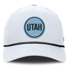 Utah Hockey Club Fanatics Rope A-Frame Adjustable Hat White