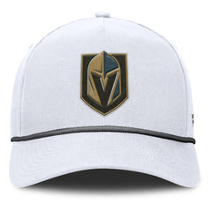 Vegas Golden Knights Fanatics Rope A-Frame Adjustable Hat White