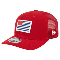 Los Angeles Angels New Era Flag 9SEVENTY Stretch-Snap Hat Lifestyle