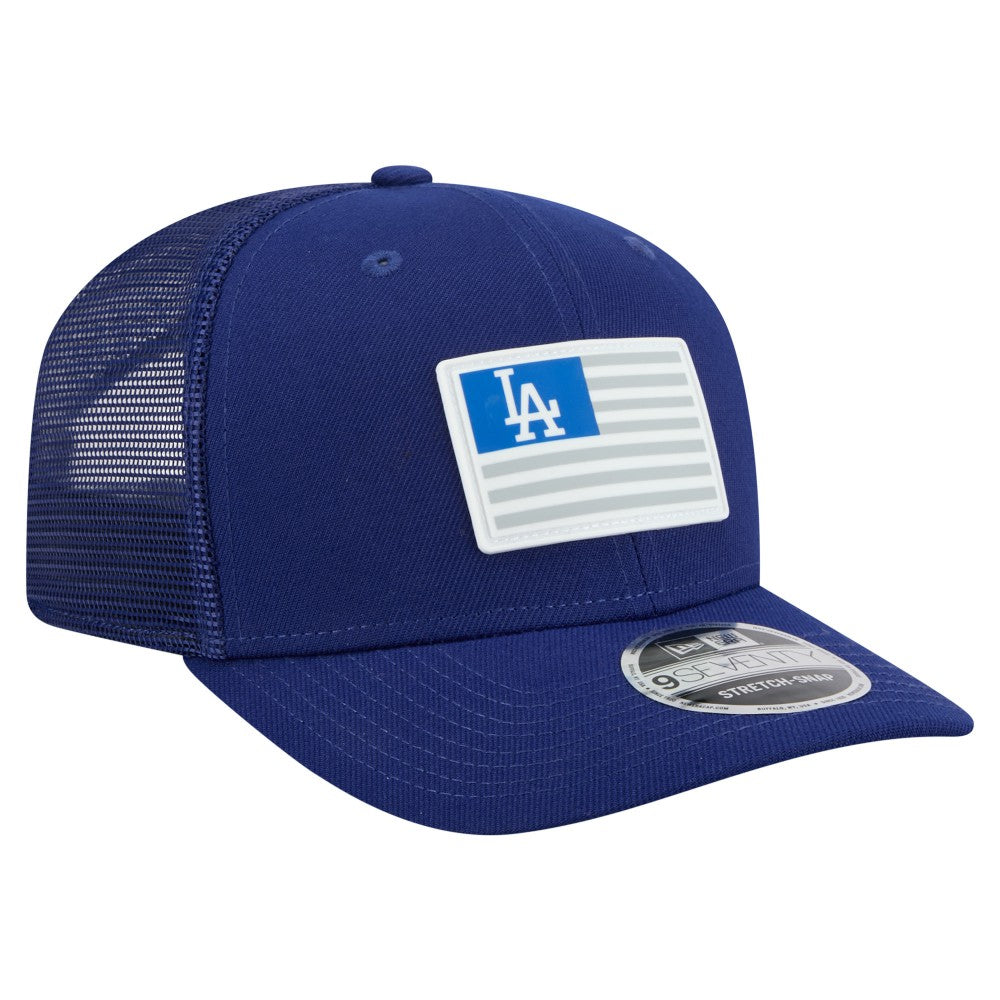 Los Angeles Dodgers New Era Flag 9SEVENTY Stretch-Snap Hat Sale
