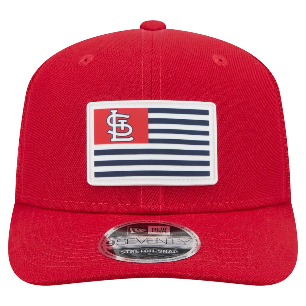 St. Louis Cardinals New Era Flag 9SEVENTY Stretch-Snap Hat Clearance