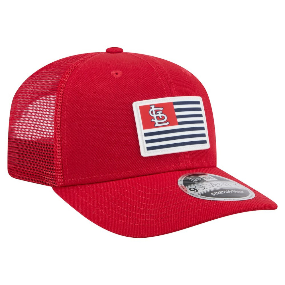 St. Louis Cardinals New Era Flag 9SEVENTY Stretch-Snap Hat Clearance