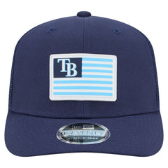 Tampa Bay Rays New Era Flag 9SEVENTY Stretch-Snap Hat On Sale