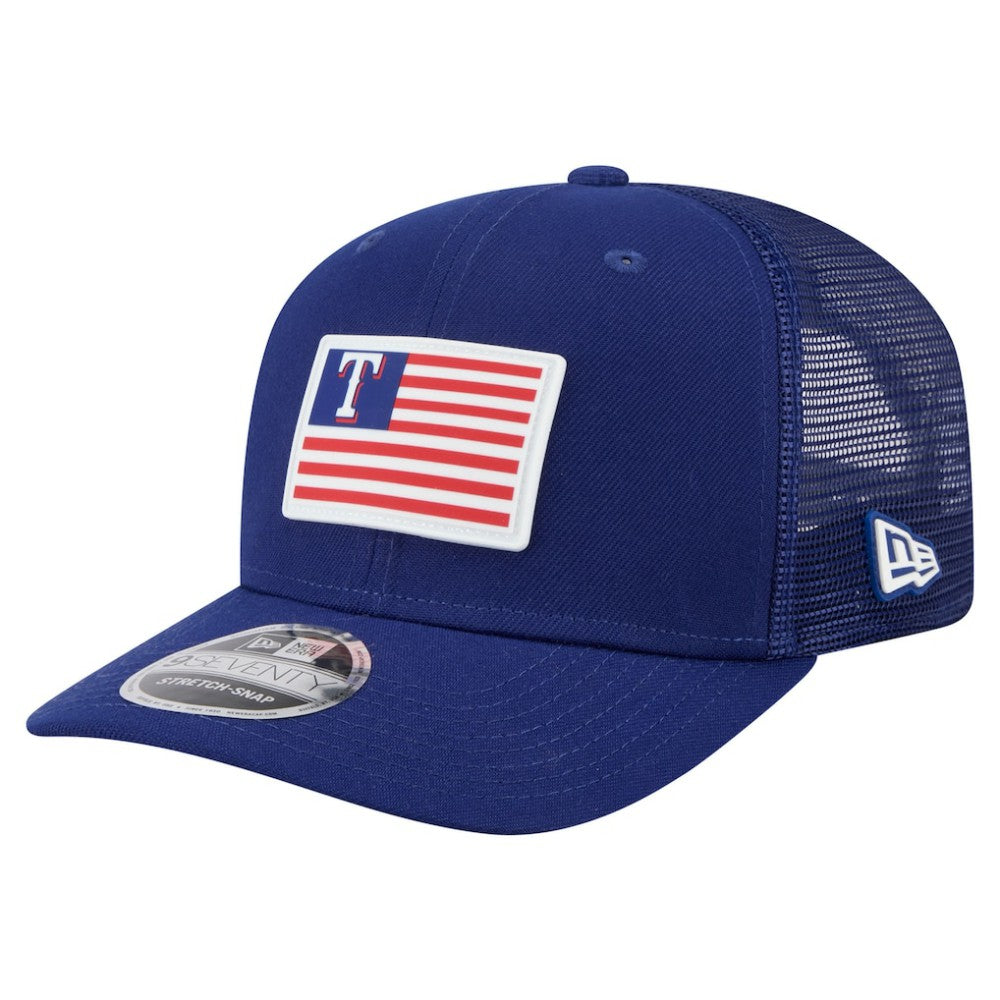 Texas Rangers New Era Flag 9SEVENTY Stretch-Snap Hat Sale
