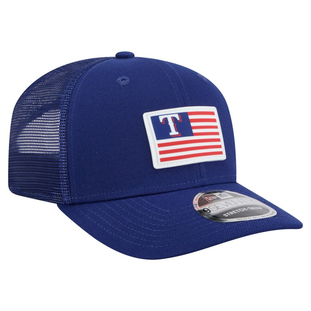 Texas Rangers New Era Flag 9SEVENTY Stretch-Snap Hat Sale