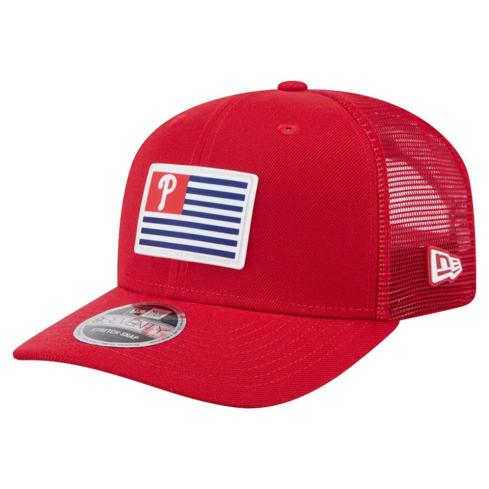 Philadelphia Phillies New Era Flag 9SEVENTY Stretch-Snap Hat for sale