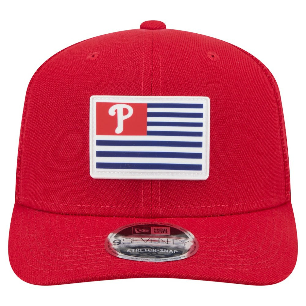 Philadelphia Phillies New Era Flag 9SEVENTY Stretch-Snap Hat for sale