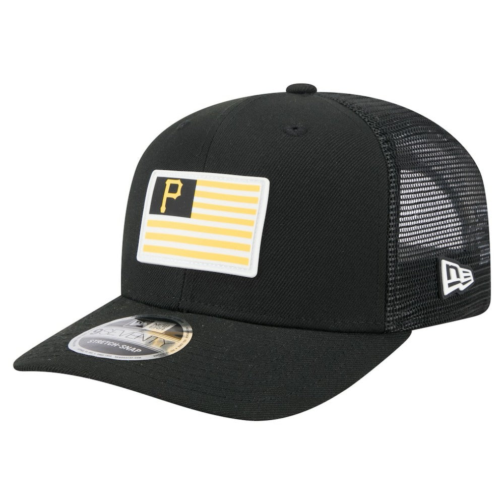 Pittsburgh Pirates New Era Flag 9SEVENTY Stretch-Snap Hat discount