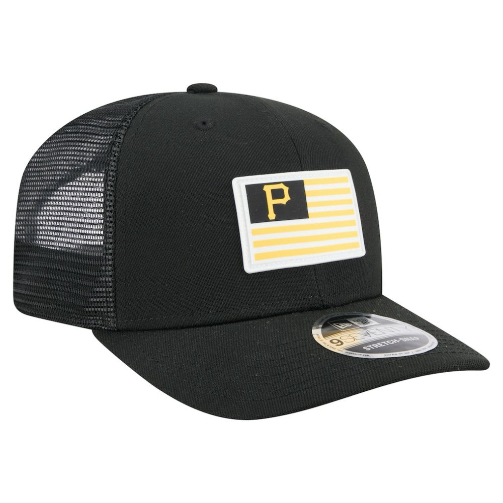 Pittsburgh Pirates New Era Flag 9SEVENTY Stretch-Snap Hat discount