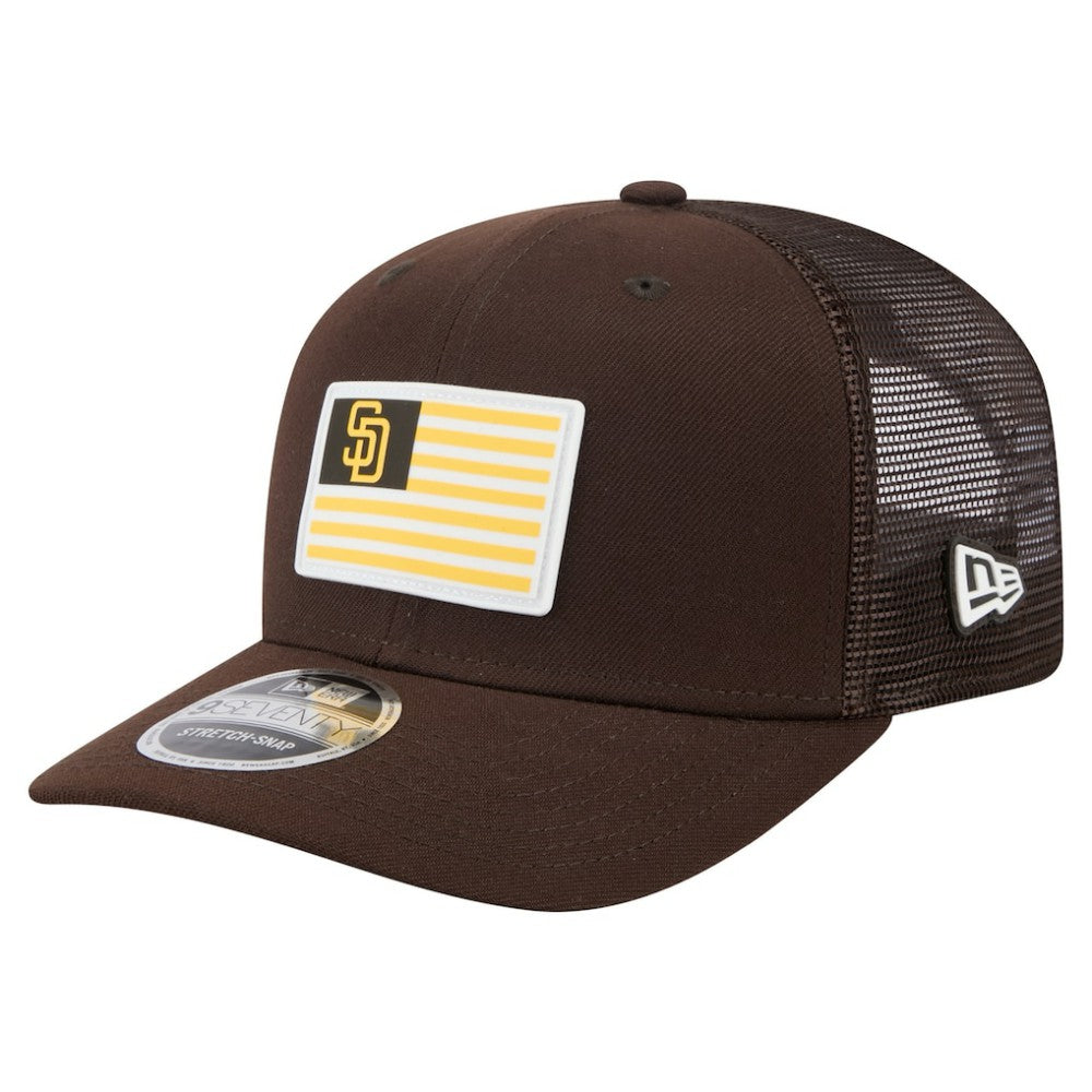 San Diego Padres New Era Flag 9SEVENTY Stretch-Snap Hat Clearance