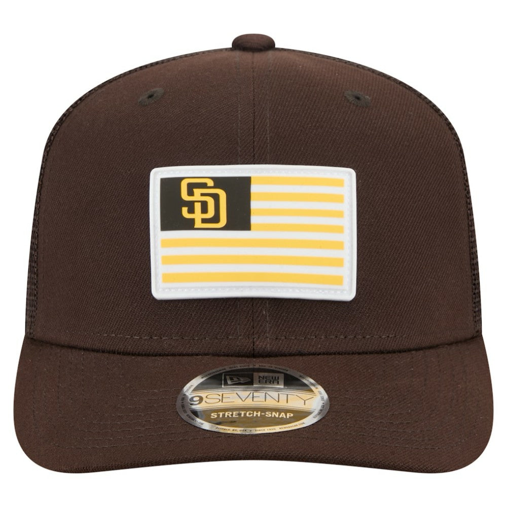San Diego Padres New Era Flag 9SEVENTY Stretch-Snap Hat Clearance