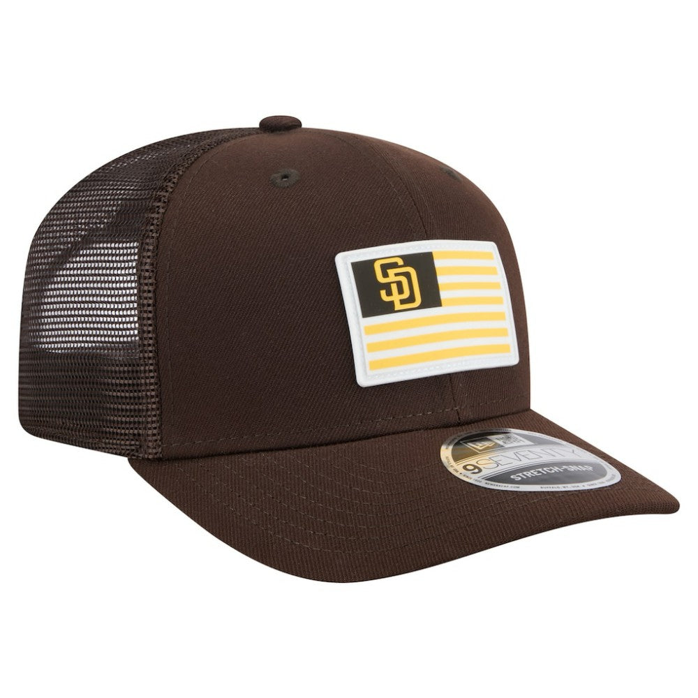 San Diego Padres New Era Flag 9SEVENTY Stretch-Snap Hat Clearance