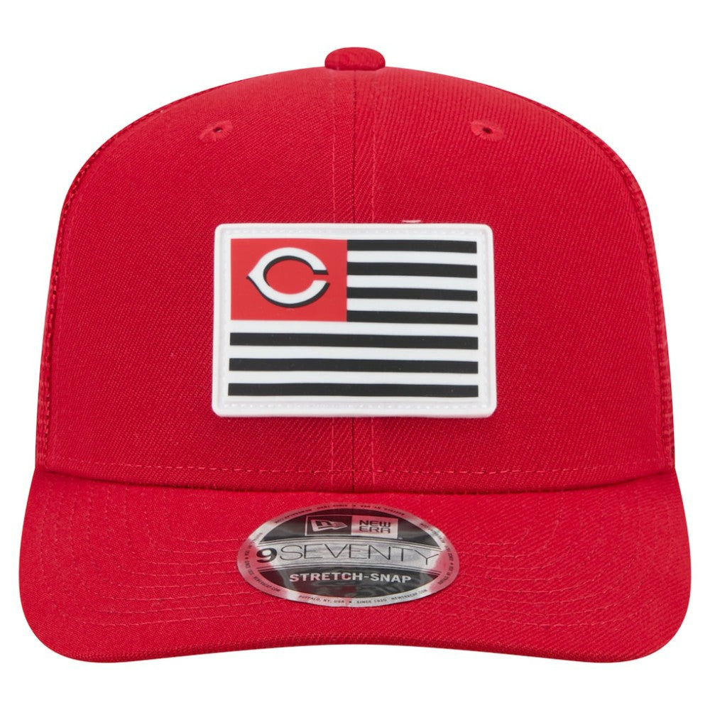 Cincinnati Reds New Era Flag 9SEVENTY Stretch-Snap Hat Online