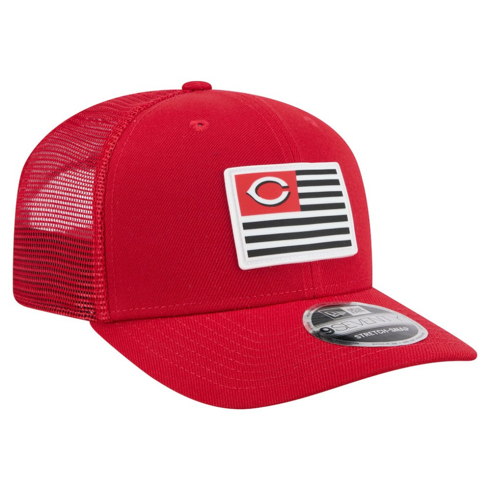 Cincinnati Reds New Era Flag 9SEVENTY Stretch-Snap Hat Online