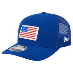 Chicago Cubs New Era Flag 9SEVENTY Stretch-Snap Hat On Sale
