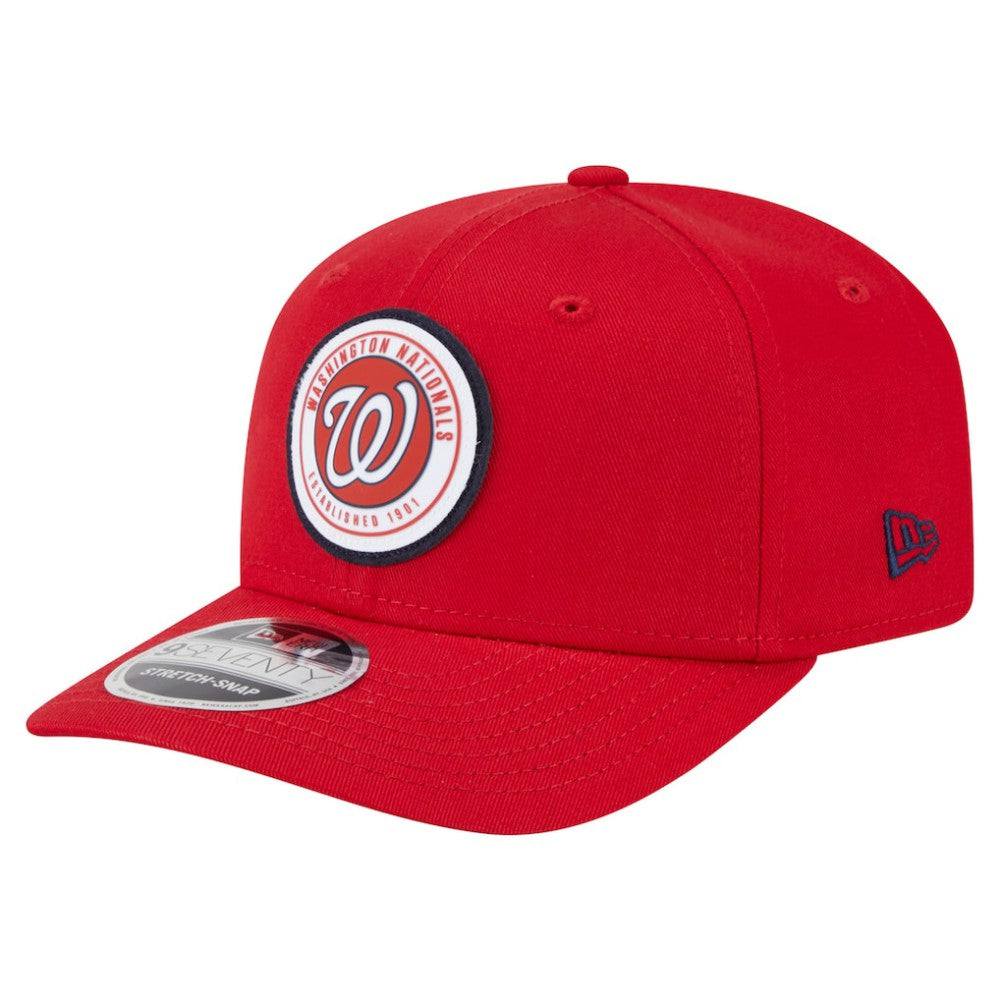 Washington Nationals New Era Circle Patch 9SEVENTY Stretch-Snap Hat Clearance