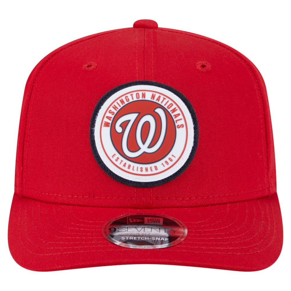 Washington Nationals New Era Circle Patch 9SEVENTY Stretch-Snap Hat Clearance