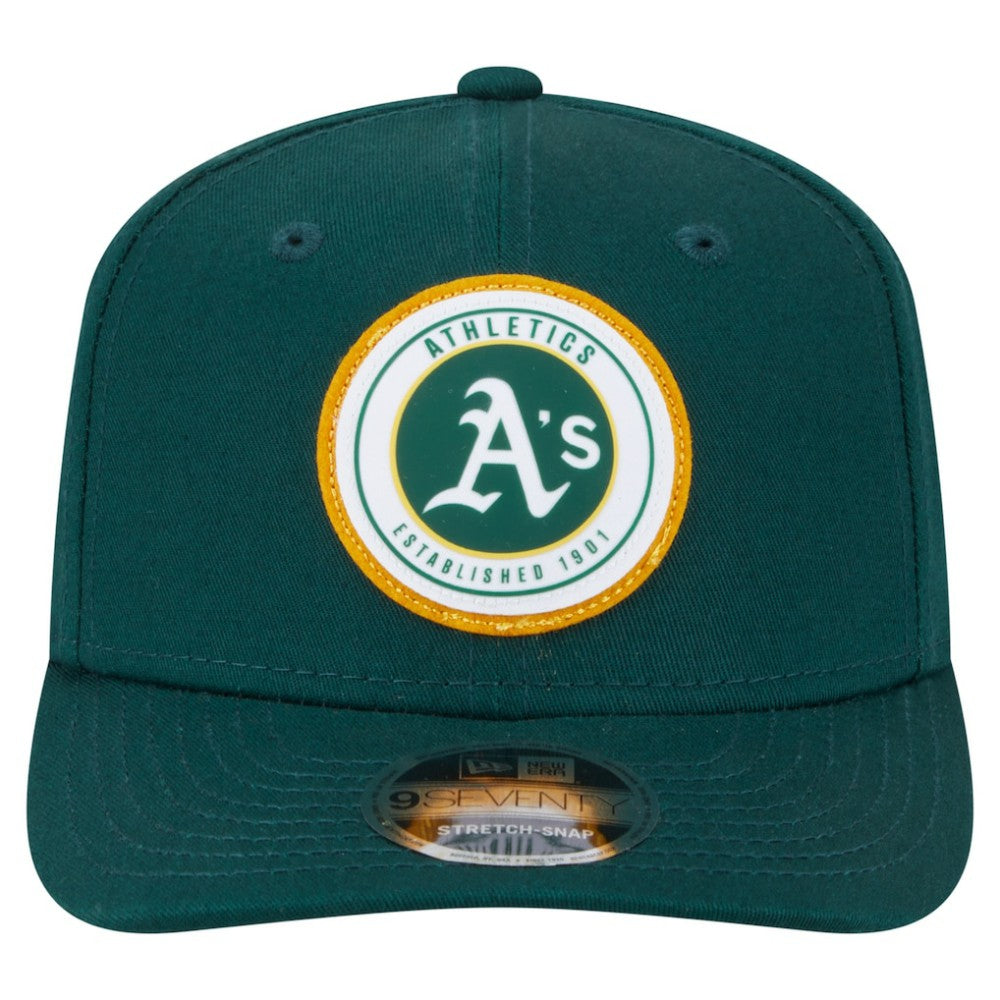 Athletics New Era Circle Patch 9SEVENTY Stretch-Snap Hat discount