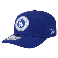 Los Angeles Dodgers New Era Circle Patch 9SEVENTY Stretch-Snap Hat Lifestyle