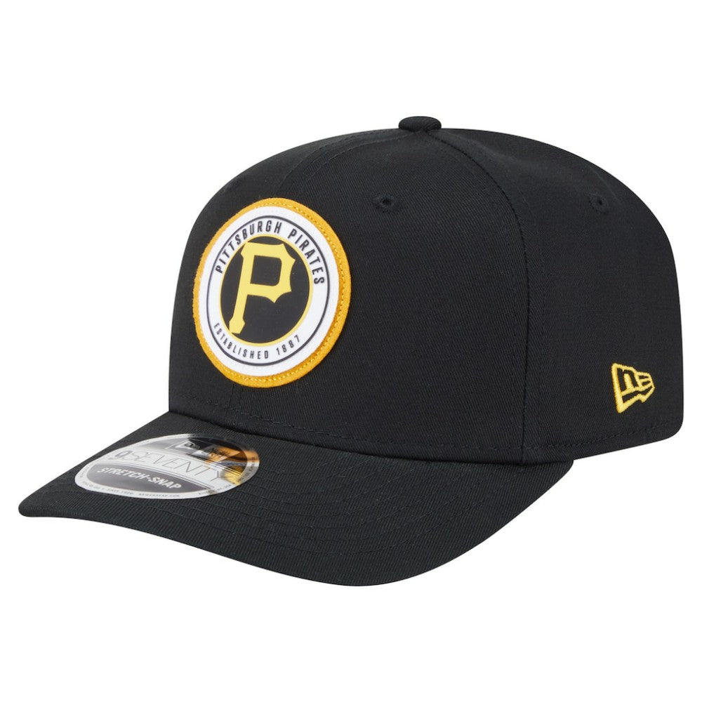 Pittsburgh Pirates New Era Circle Patch 9SEVENTY Stretch-Snap Hat discount