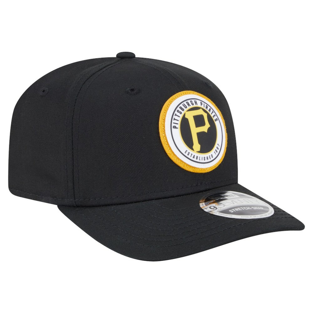 Pittsburgh Pirates New Era Circle Patch 9SEVENTY Stretch-Snap Hat discount