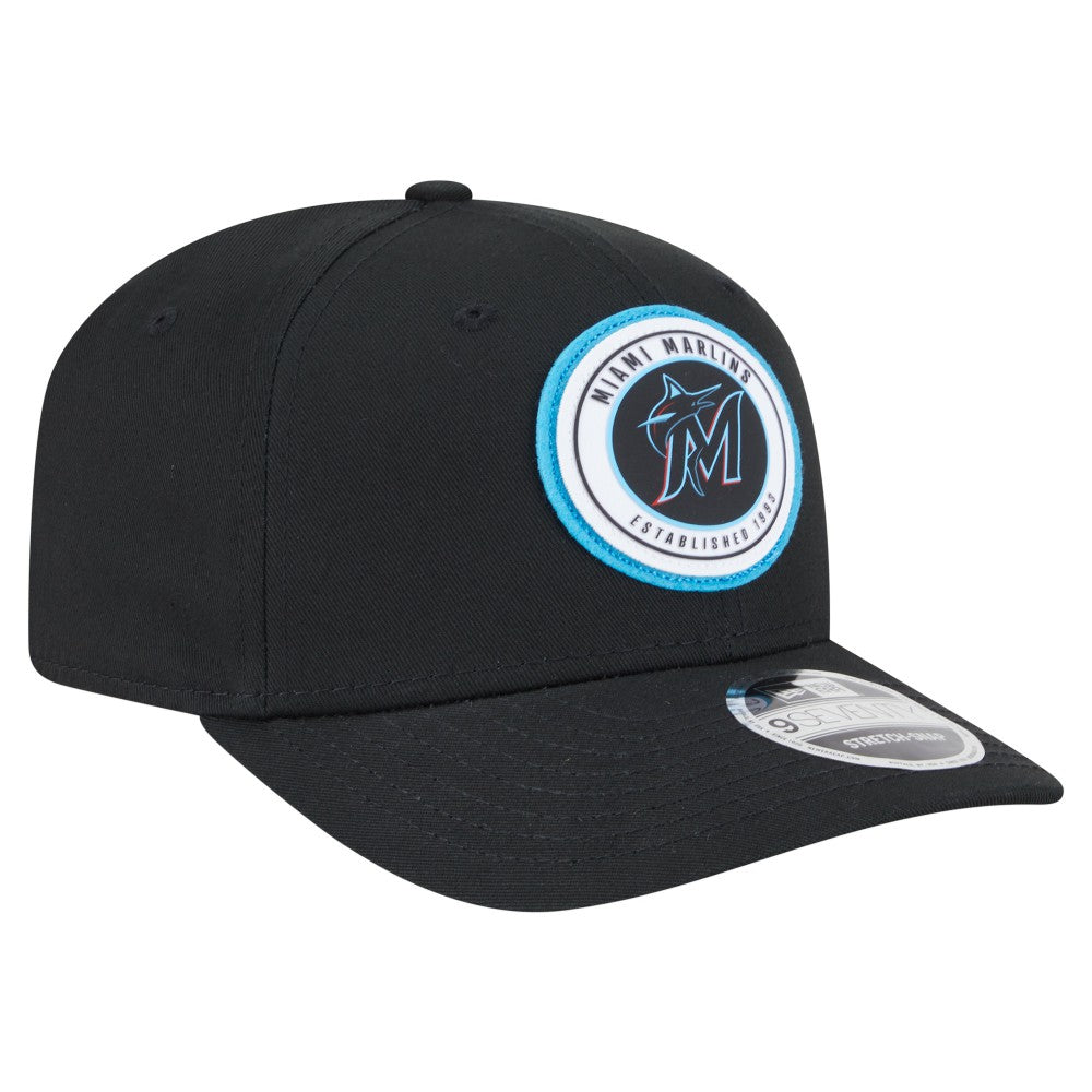 Miami Marlins New Era Circle Patch 9SEVENTY Stretch-Snap Hat Near Me
