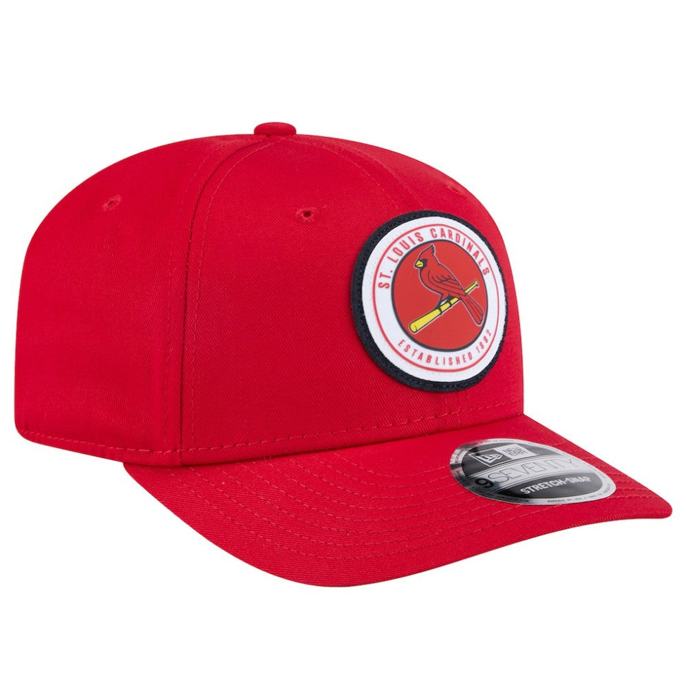 St. Louis Cardinals New Era Circle Patch 9SEVENTY Stretch-Snap Hat Clearance