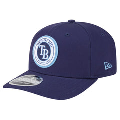 Tampa Bay Rays New Era Circle Patch 9SEVENTY Stretch-Snap Hat Sale
