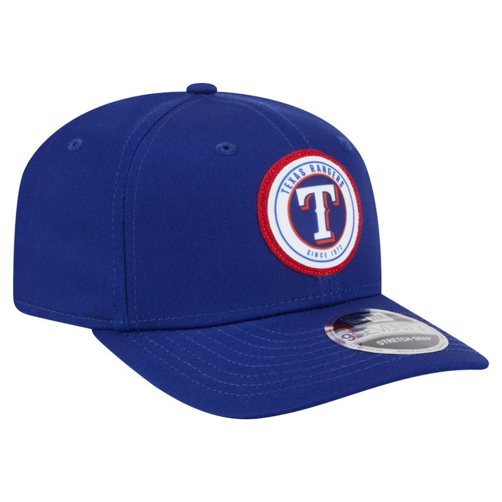 Texas Rangers New Era Circle Patch 9SEVENTY Stretch-Snap Hat for sale