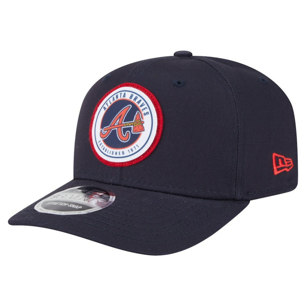 Atlanta Braves New Era Circle Patch 9SEVENTY Stretch-Snap Hat Near Me