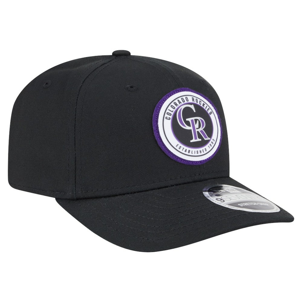 Colorado Rockies New Era Circle Patch 9SEVENTY Stretch-Snap Hat On Sale