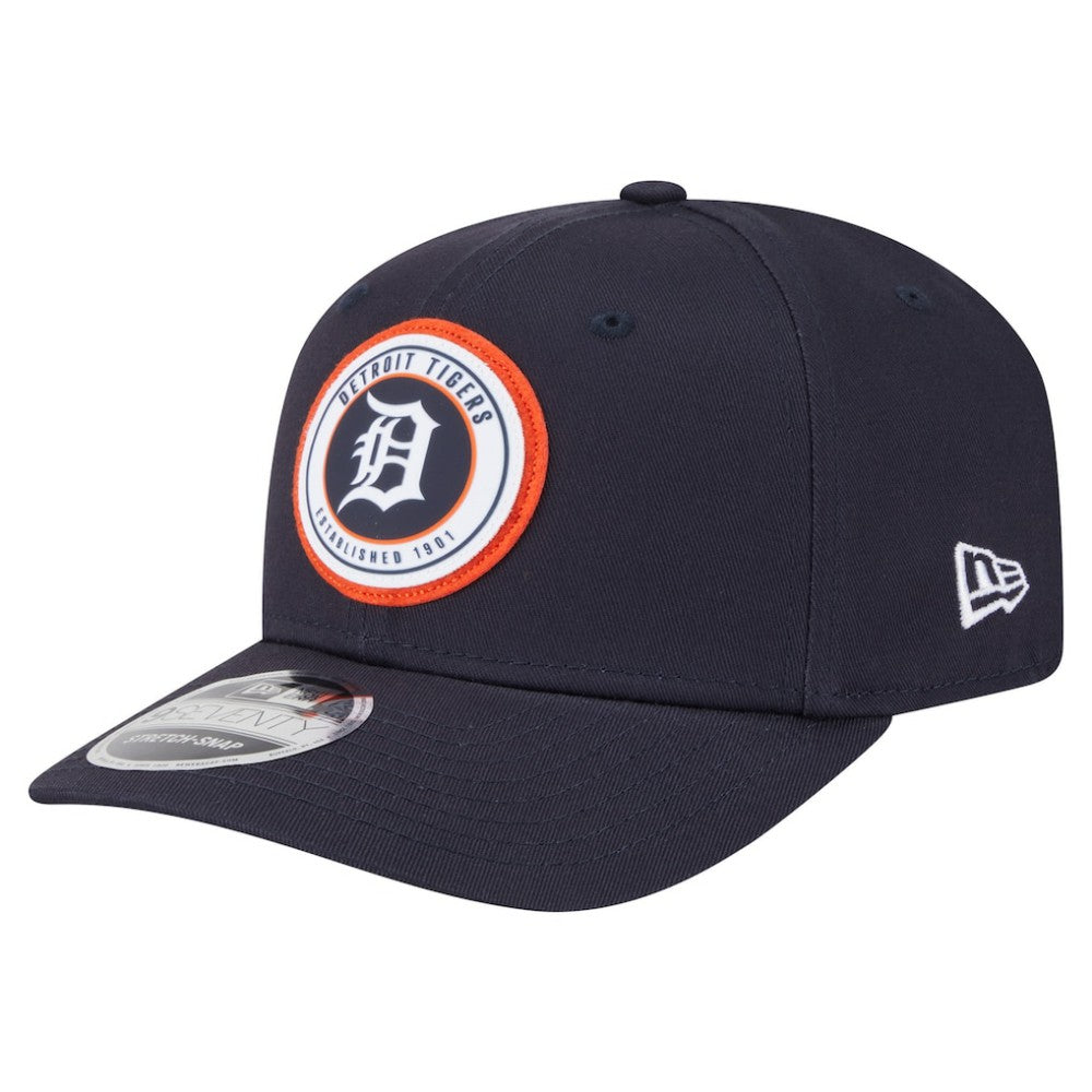 Detroit Tigers New Era Circle Patch 9SEVENTY Stretch-Snap Hat Online