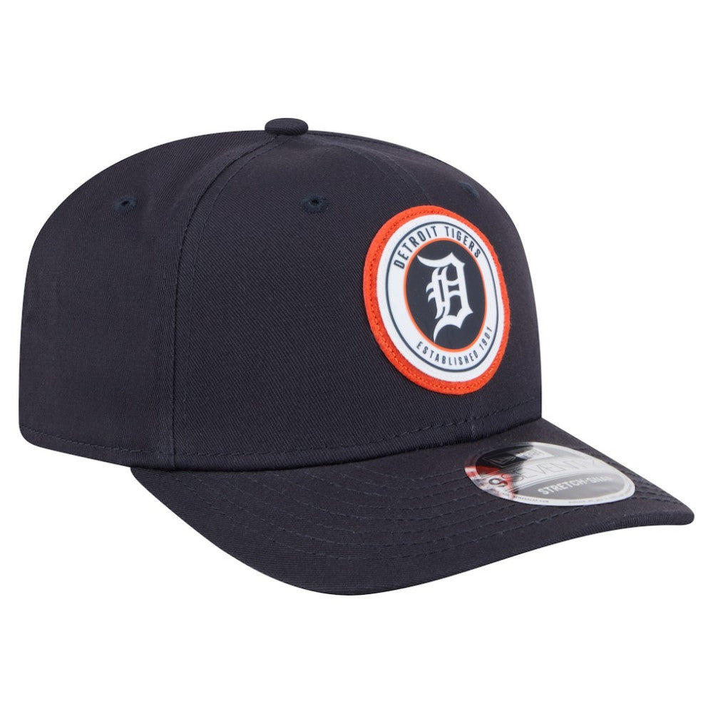 Detroit Tigers New Era Circle Patch 9SEVENTY Stretch-Snap Hat Online